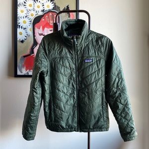Patagonia Women’s Nano Puff Jacket, Green, Medium
